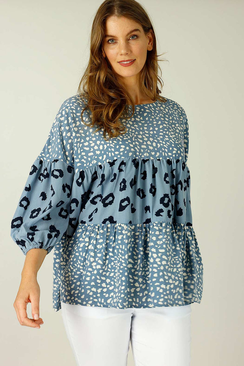Chambray Nano Patchwork Top - SALE