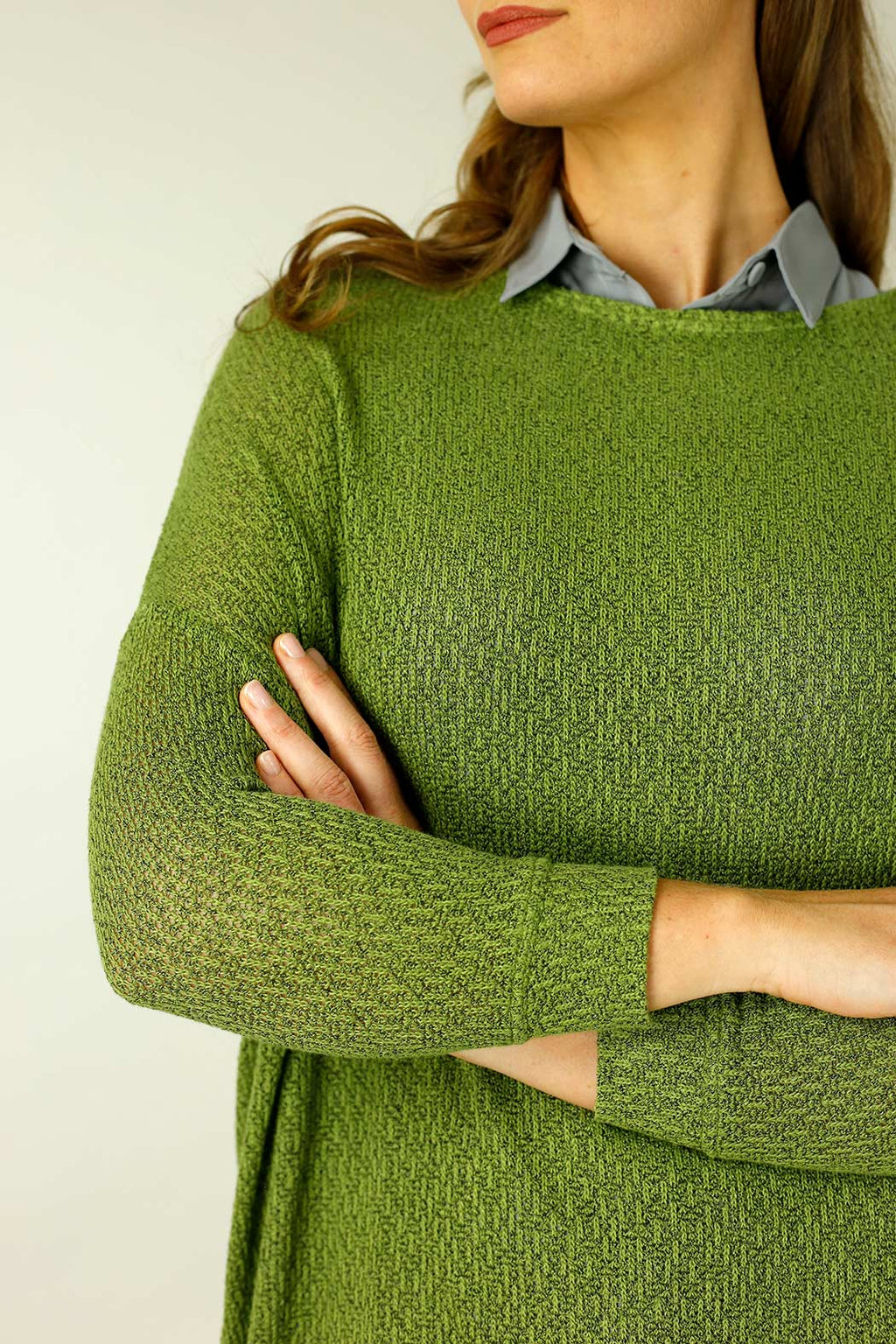 Olive Liberty Knit Overtop - SALE