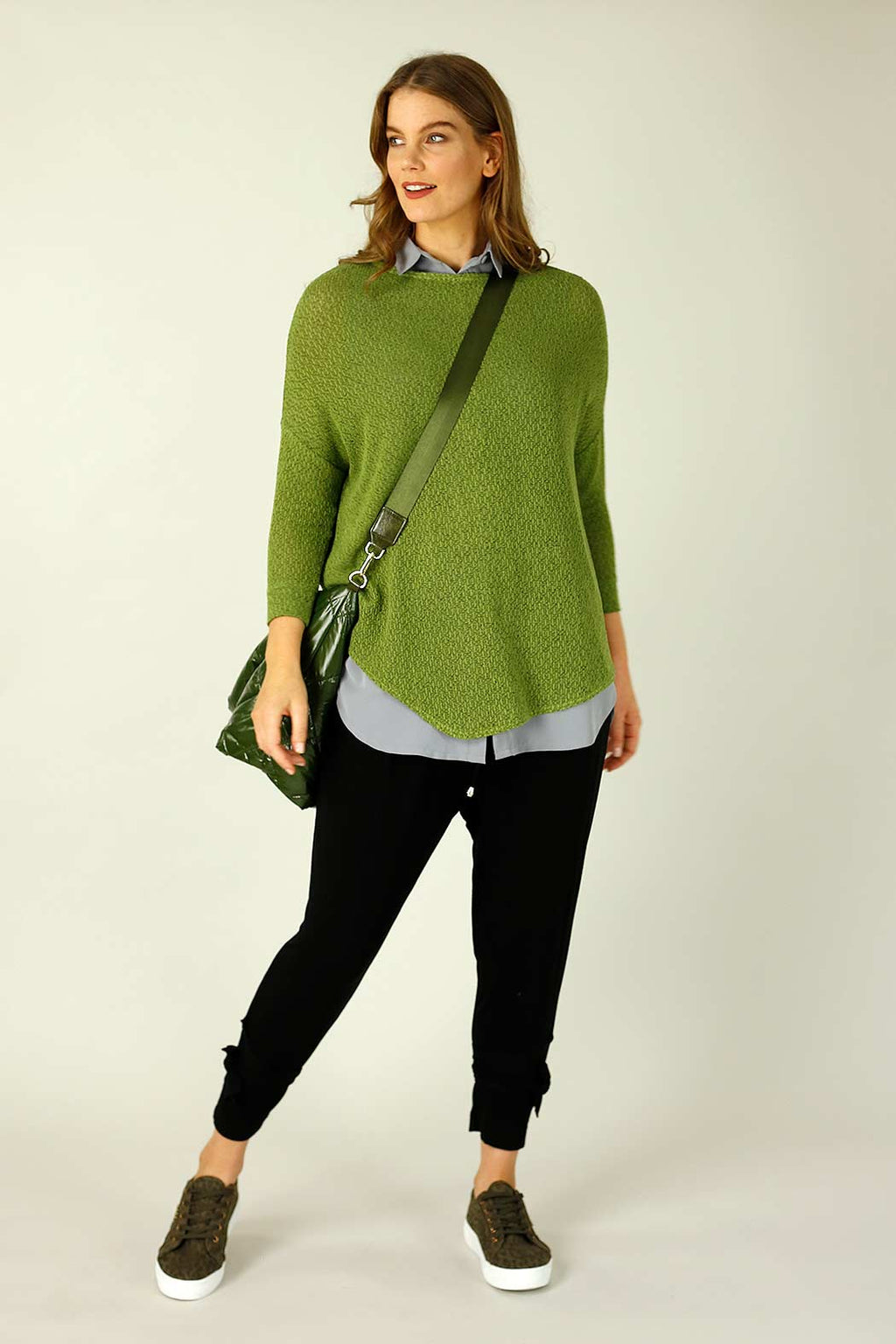 Olive Liberty Knit Overtop - SALE