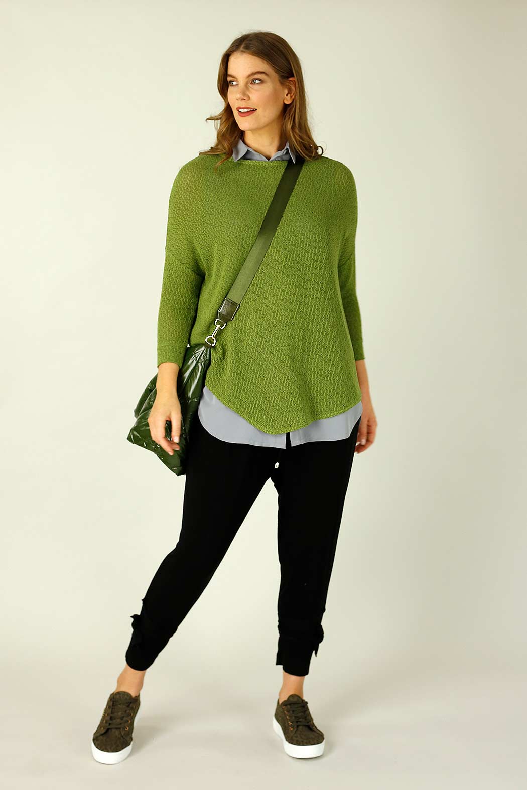 Olive Liberty Knit Overtop - SALE