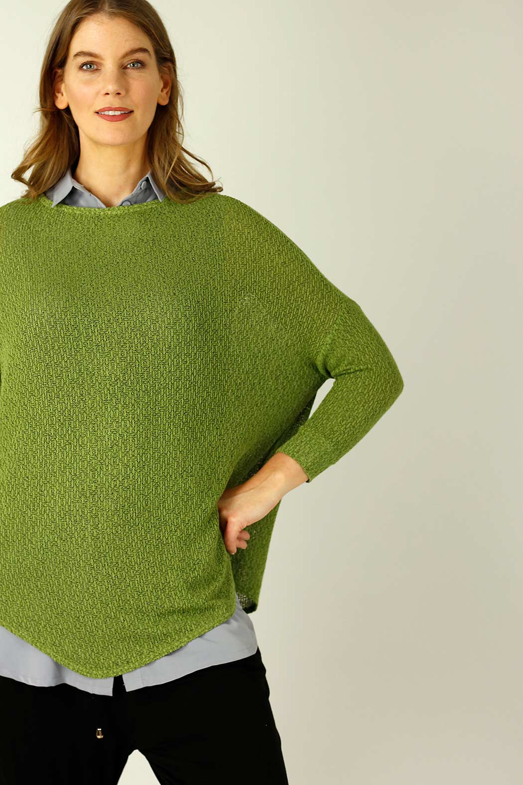 Olive Liberty Knit Overtop - SALE