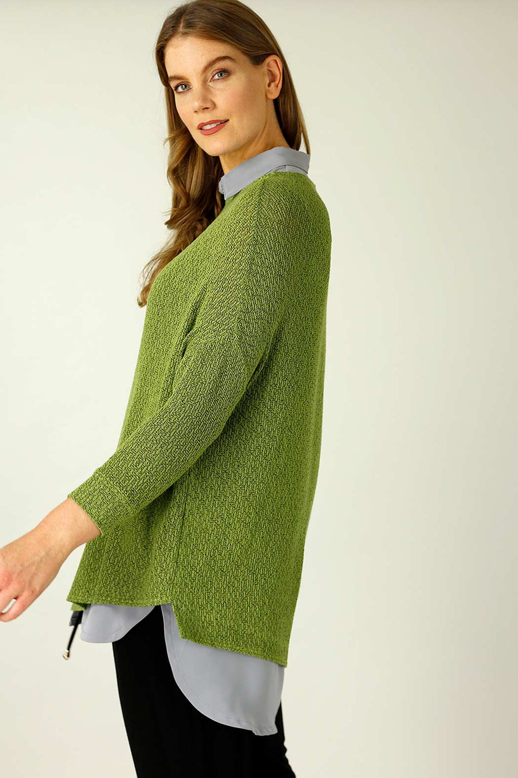 Olive Liberty Knit Overtop - SALE