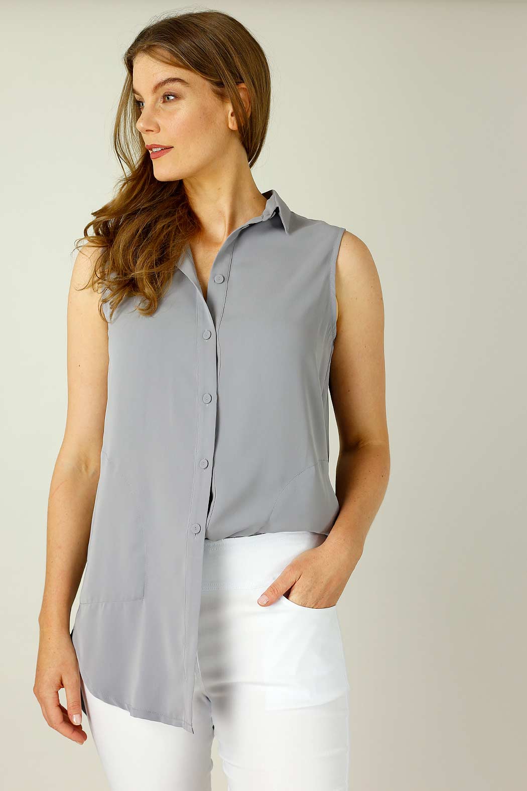 Grey Nano Pocket Cami - SALE