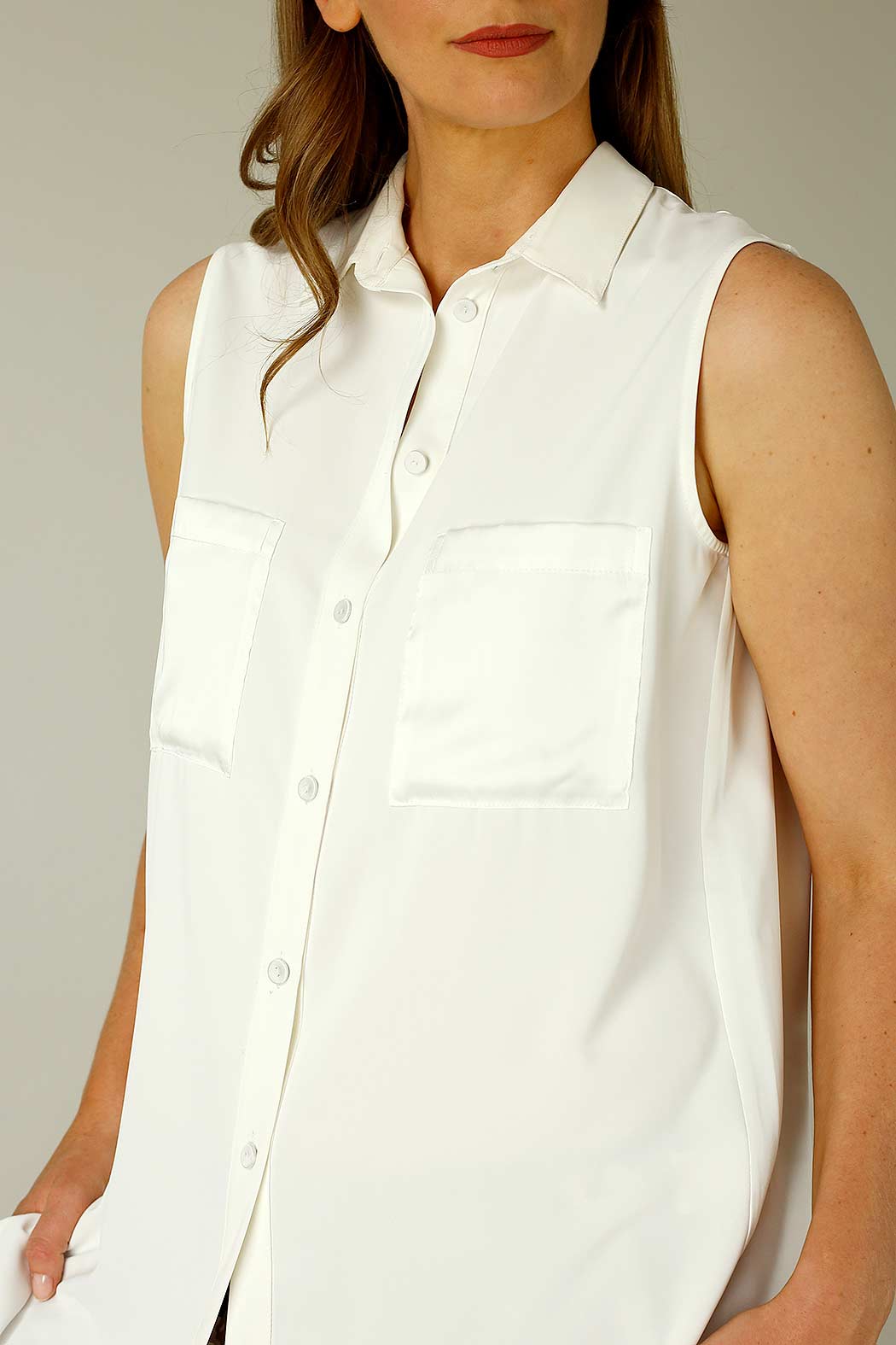 White Soft Touch Patch Cami