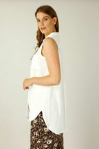 White Soft Touch Patch Cami