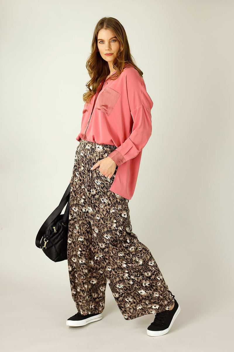 Rose Soft Touch Patchwork Overshirt - SALE