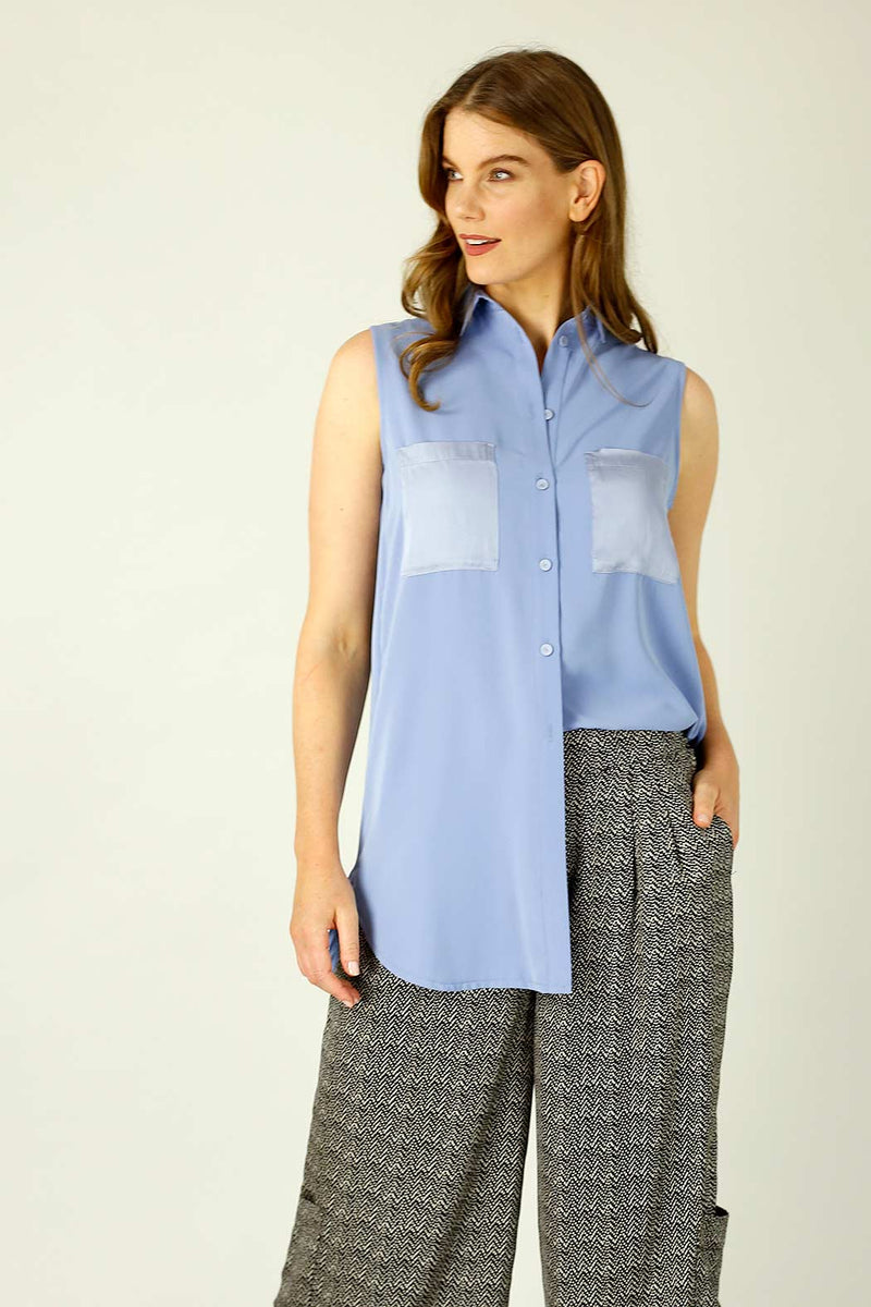 Sky Soft Touch Patch Cami