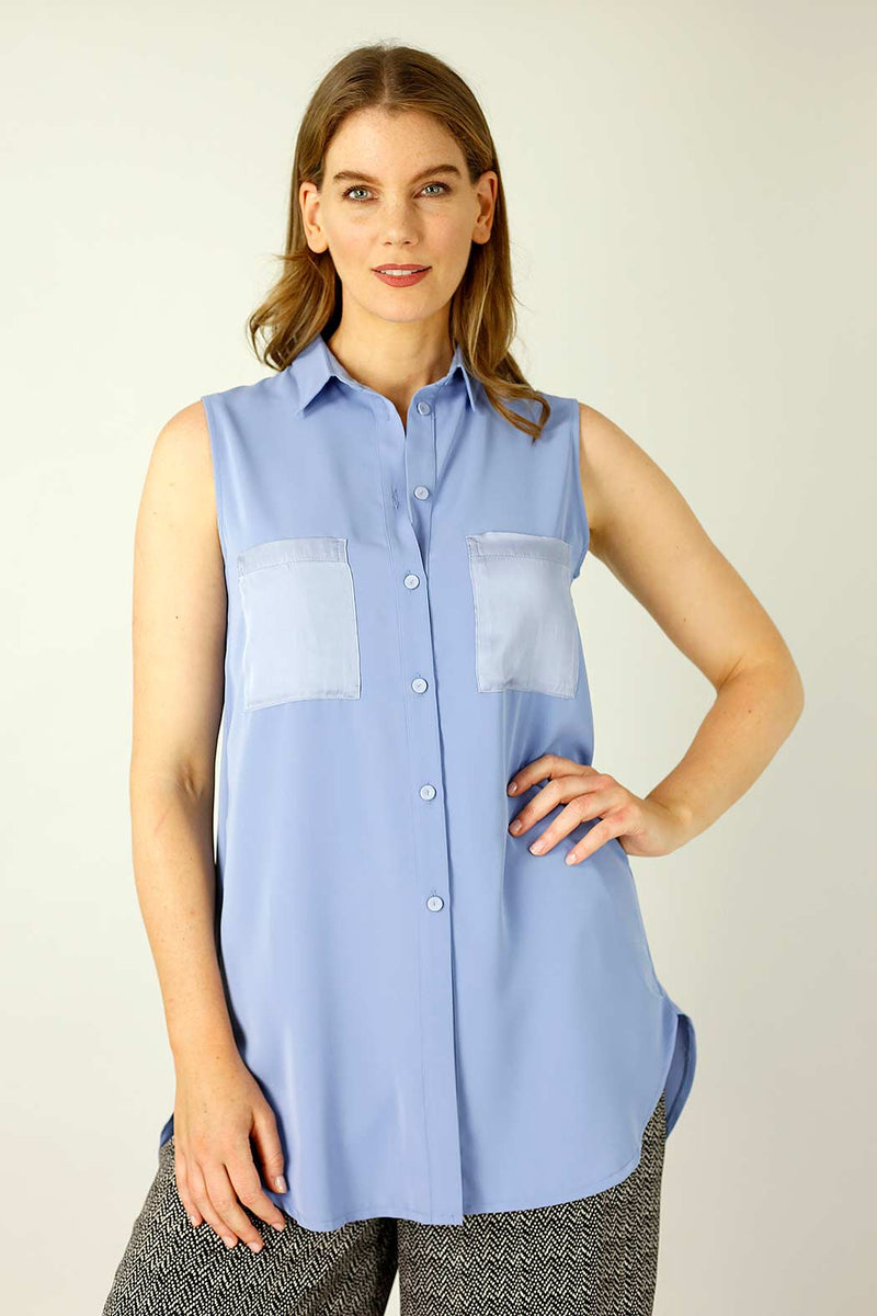 Sky Soft Touch Patch Cami
