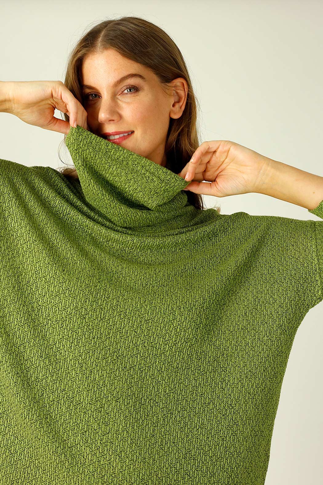 Olive Liberty Knit Turtle Neck - SALE