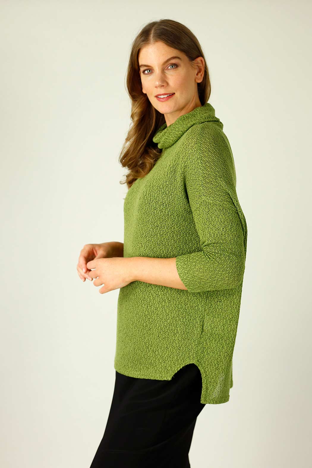 Olive Liberty Knit Turtle Neck - SALE