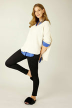 Black Grey Ponte Slim Pant