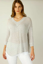 Grey Liberty Knit Vee Overtop - SALE