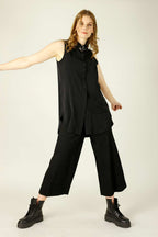 Black Soft Touch Pocket Cami