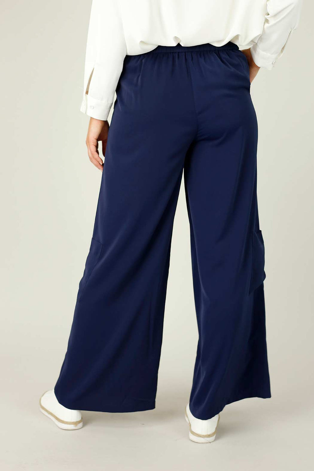 Navy Soft Touch Pocket Culotte
