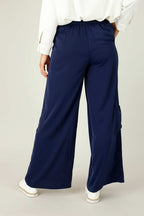 Navy Soft Touch Pocket Culotte