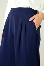 Navy Soft Touch Pocket Culotte