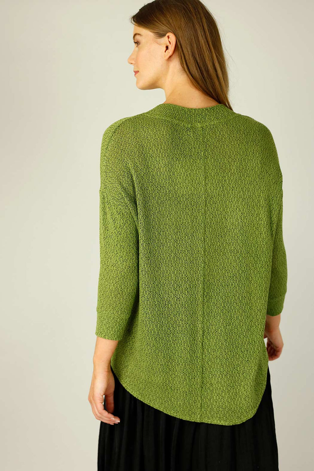 Olive Liberty Knit Vee Overtop - SALE