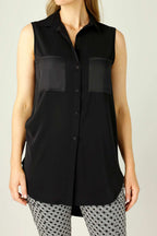 Black Soft Touch Patch Cami
