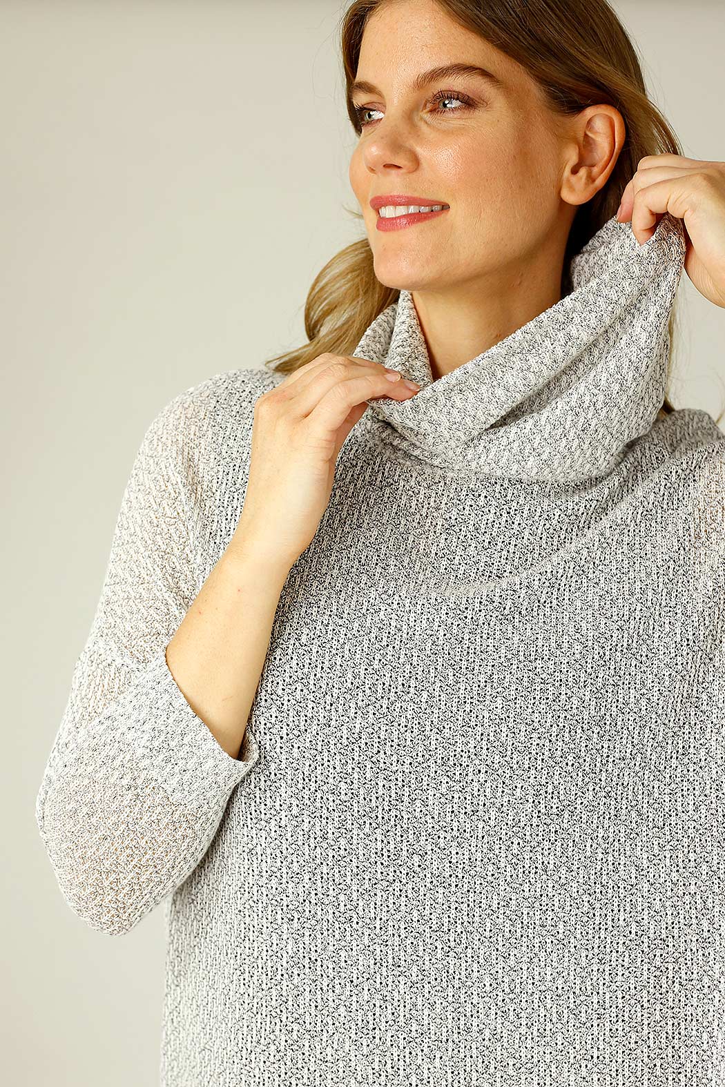 Grey Liberty Knit Turtle Neck - SALE