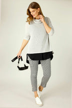 Grey Liberty Knit Turtle Neck - SALE