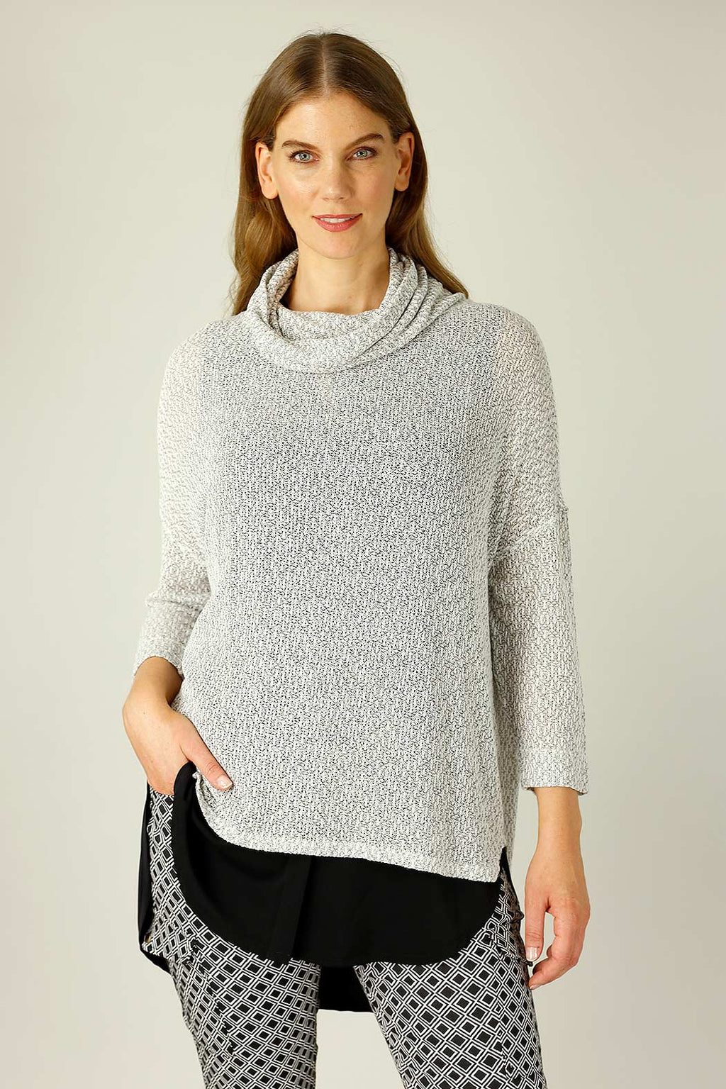 Grey Liberty Knit Turtle Neck - SALE