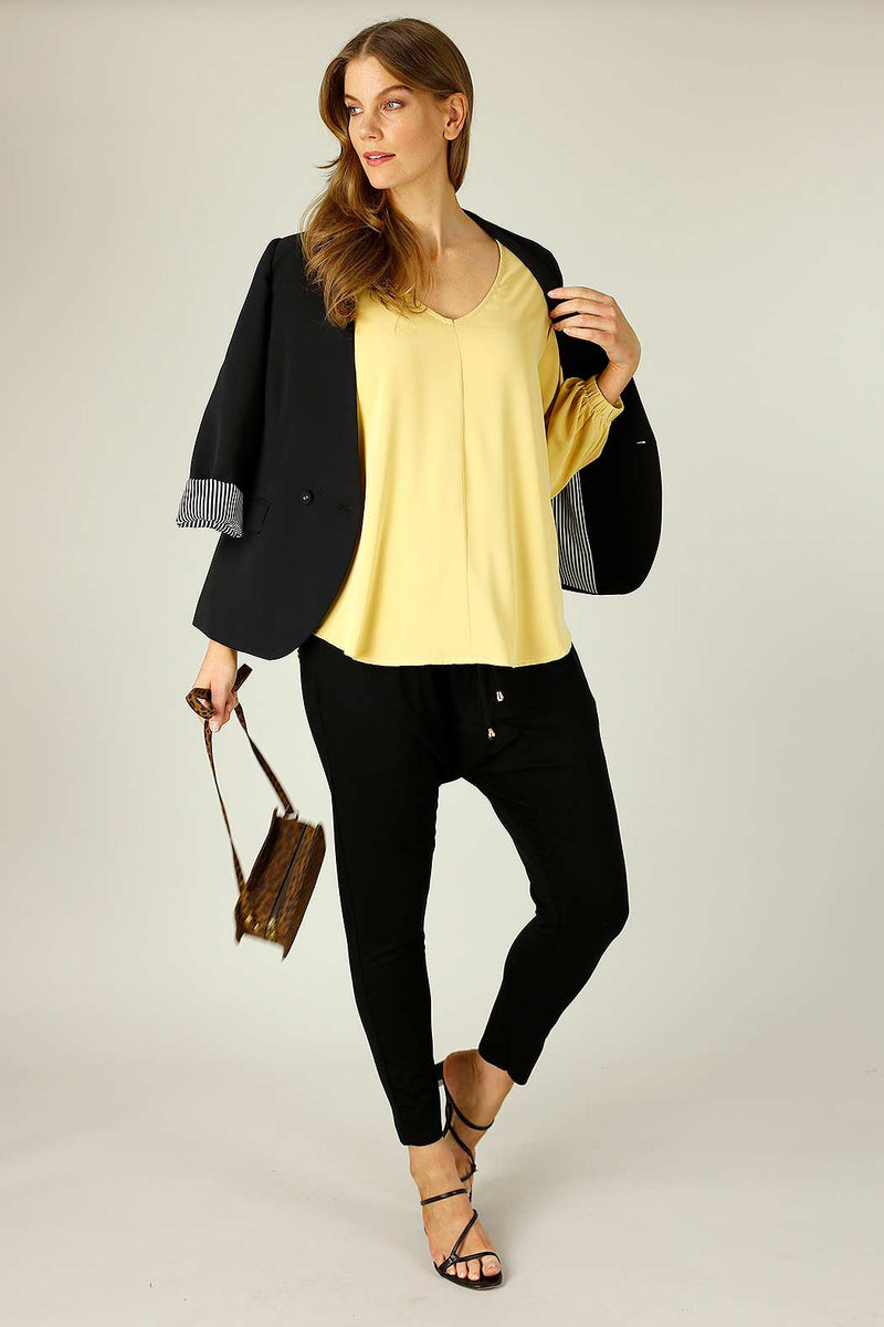 Mustard Soft Touch Audrey Blouse