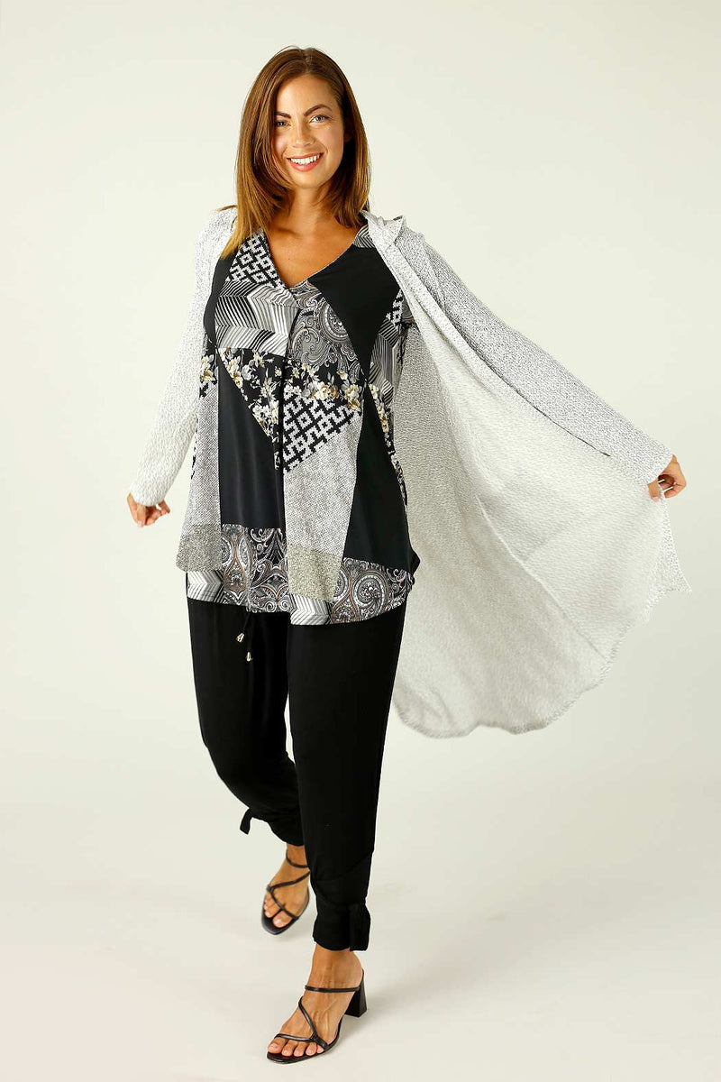 Patchwork Jersey Codi Top - SALE