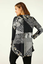 Patchwork Jersey Codi Top - SALE