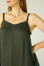 Burnt Moss Seta Layering Cami - SALE