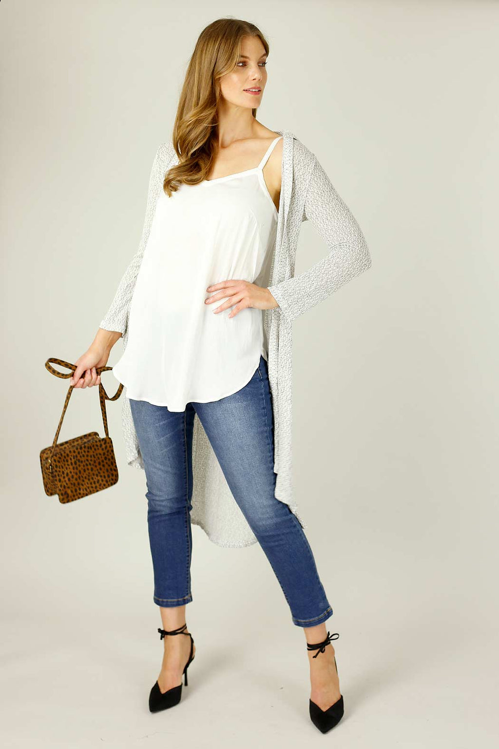 White Seta Layering Cami