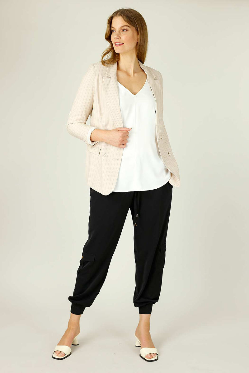 White Soft Touch Audrey Blouse - SALE