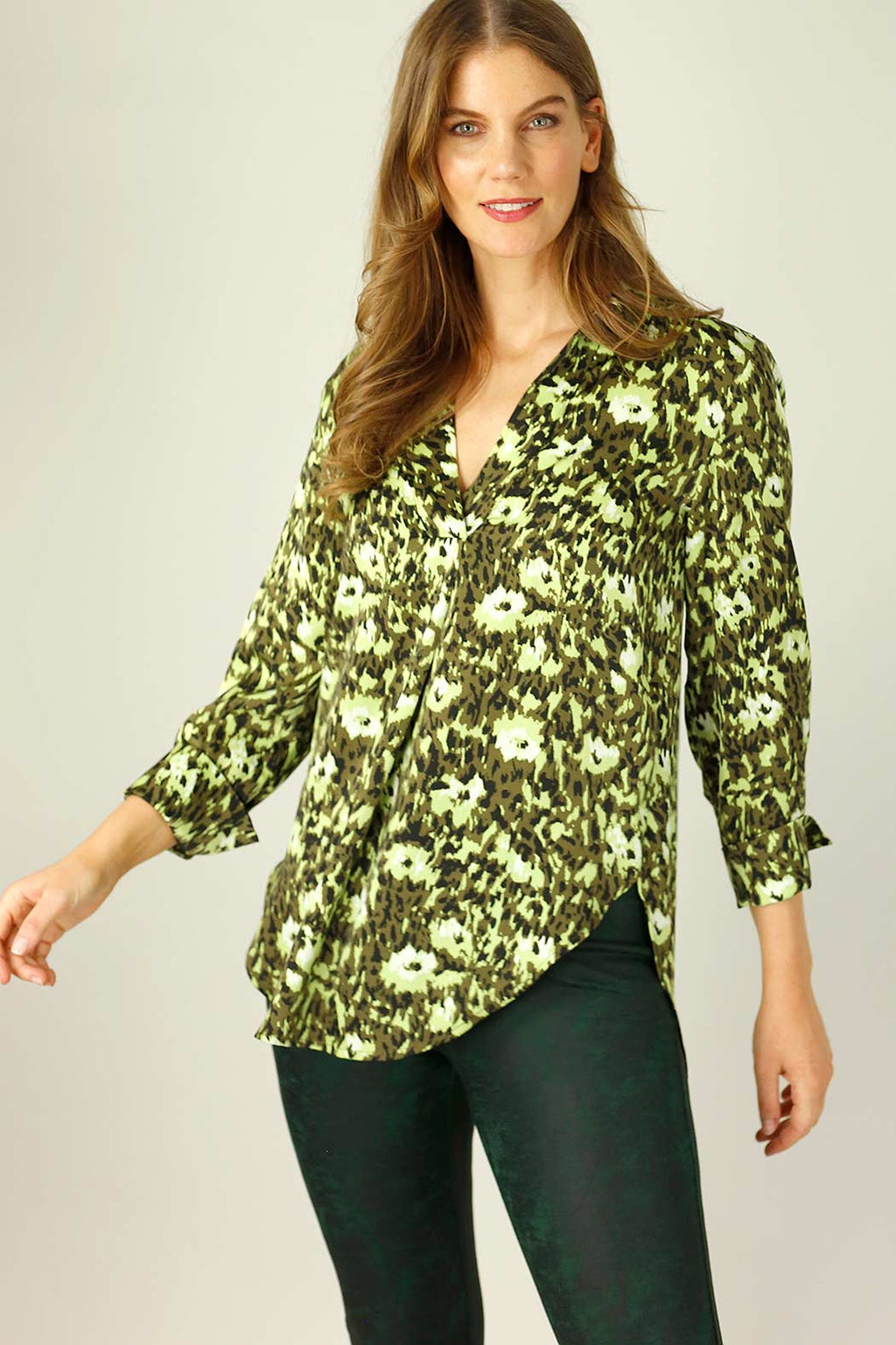 Green Animal Nano Gatsby Shirt - SALE