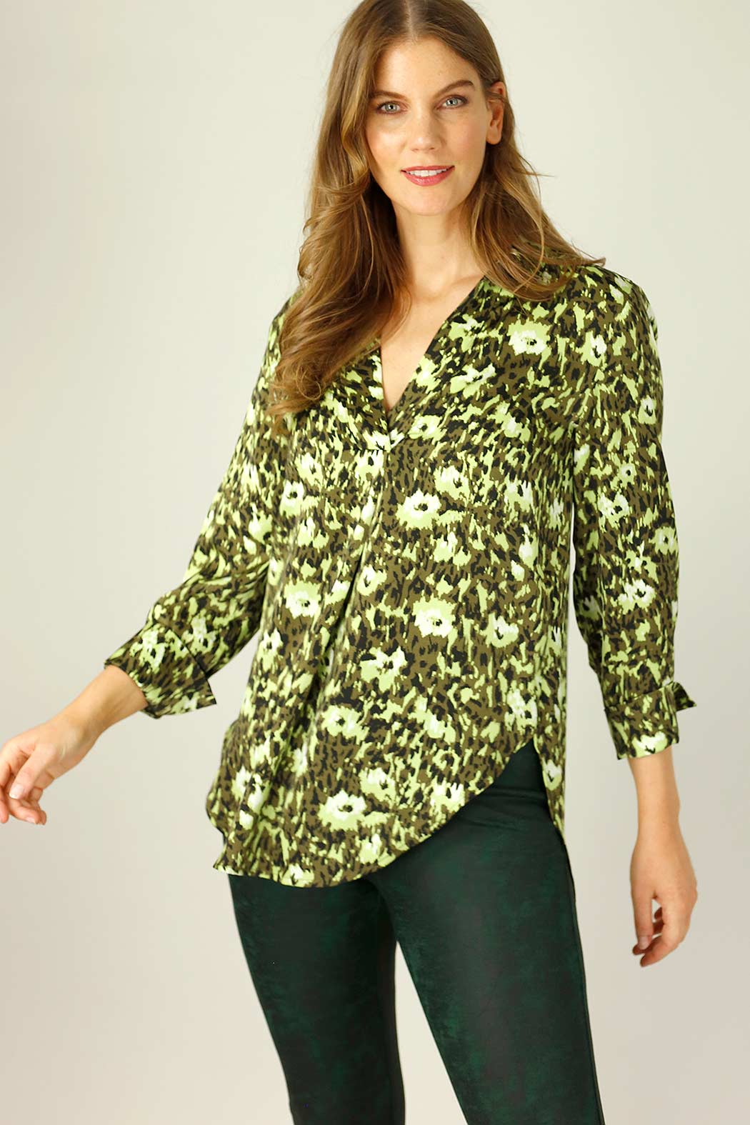 Green Animal Nano Gatsby Shirt - SALE