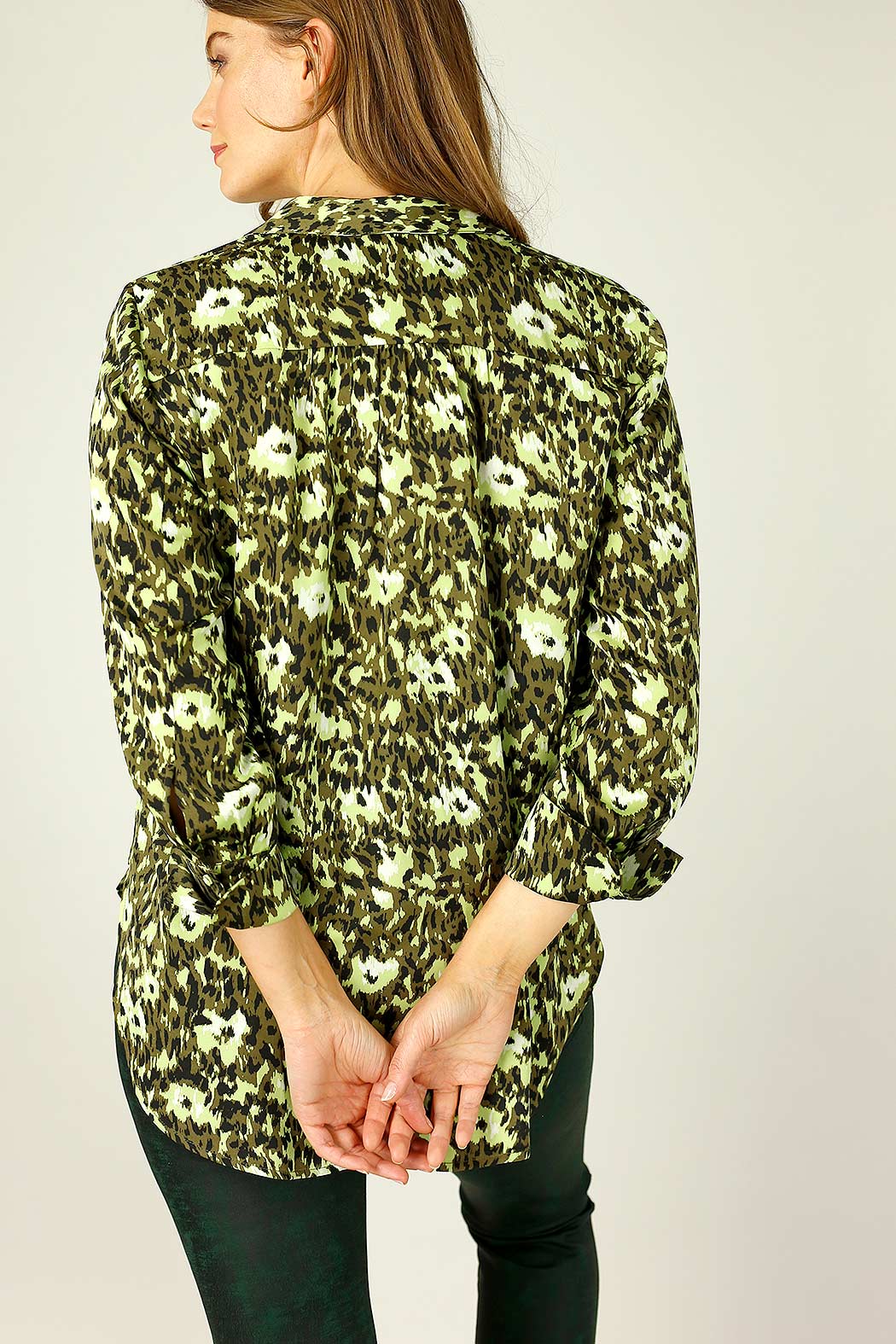 Green Animal Nano Gatsby Shirt - SALE