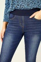 Indigo Pull On Jean - FINAL SALE