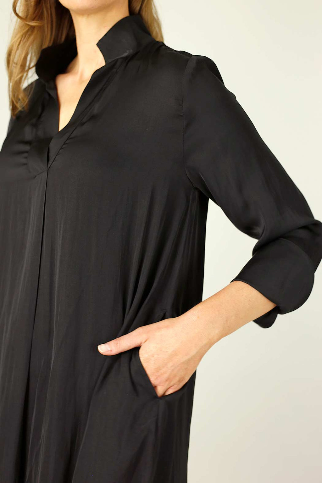 Black Seta Oversized Blogger Shirt - SALE