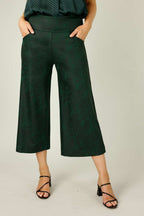Forest Leatherette Jet Culotte