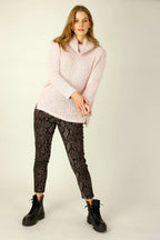 Black Brown Jacquard Jogger - SALE