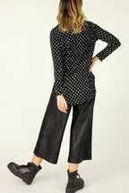 White Spot Jersey Romi Top - SALE