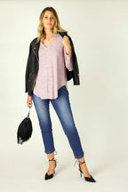 Pink Knit Romi Top