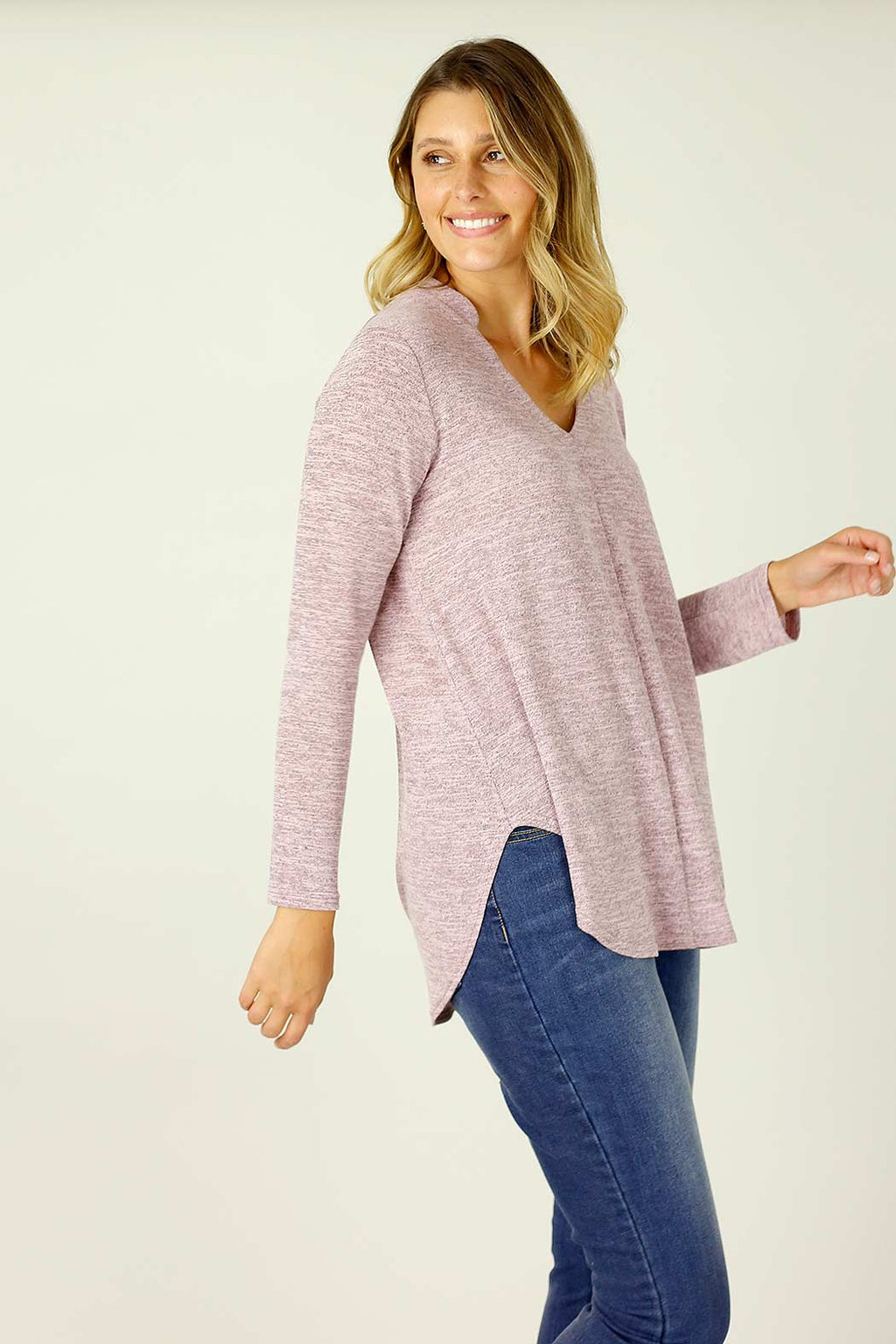 Pink Knit Romi Top