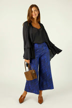 Black Silky Paris Shirt - SALE