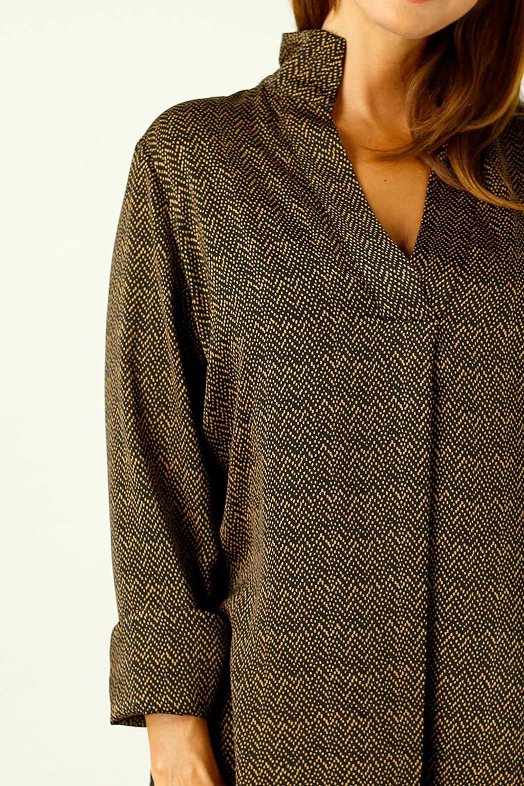 Tan Spot Nano Blogger Shirt