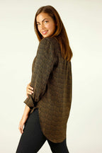 Tan Spot Nano Blogger Shirt