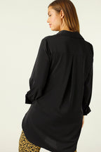 Black Soft Touch Pocket Shirt
