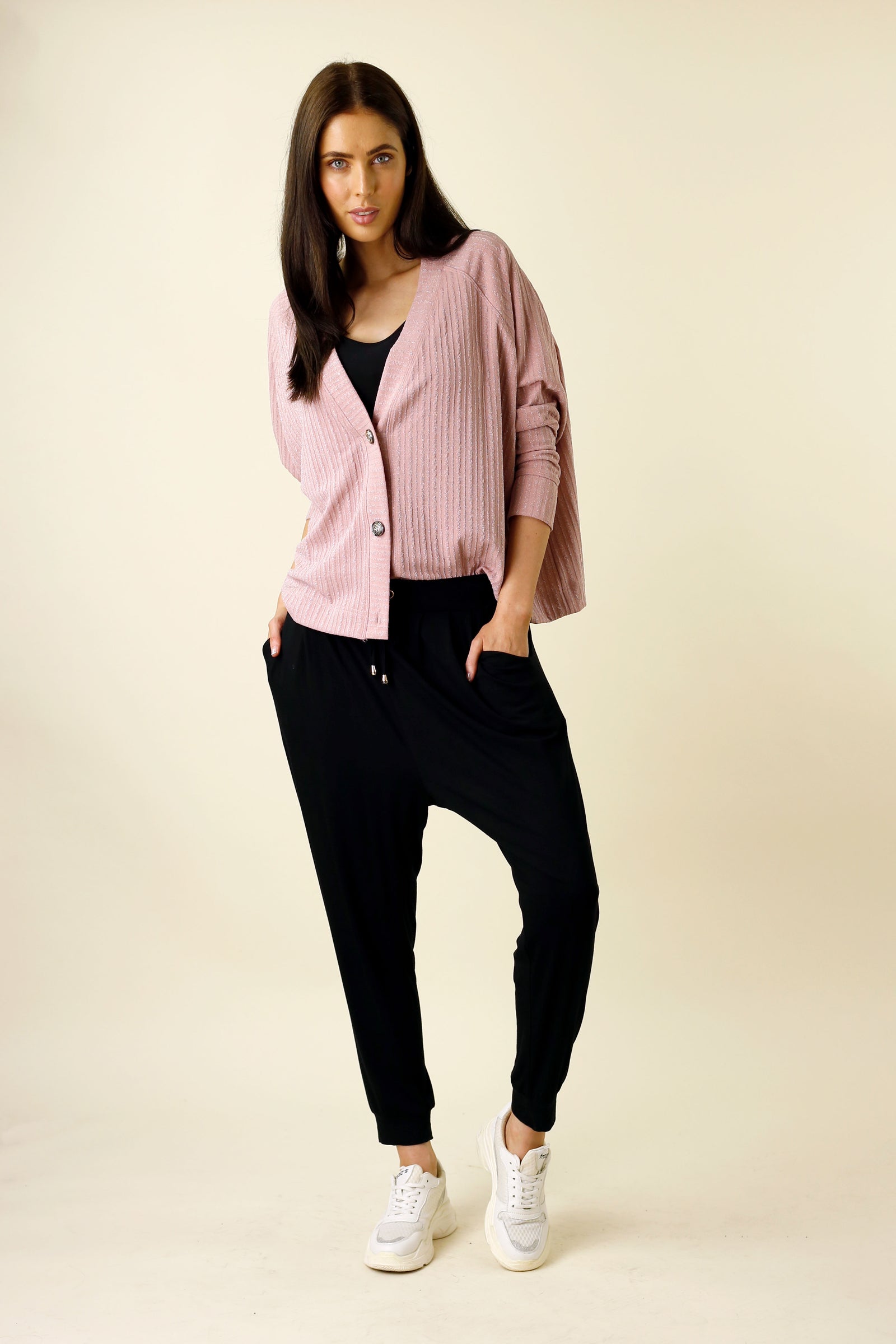 Black Bamboo Slouch Pant - SALE