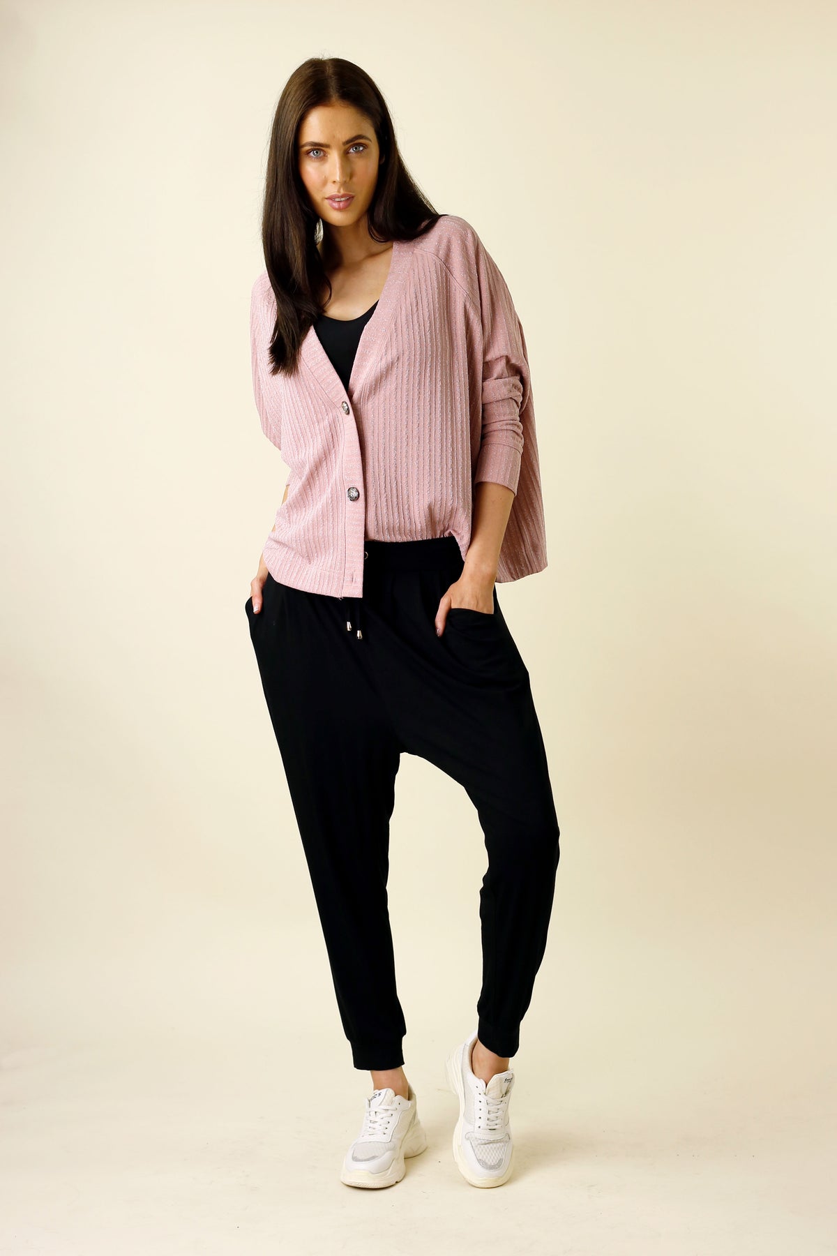 Black Bamboo Slouch Pant - SALE