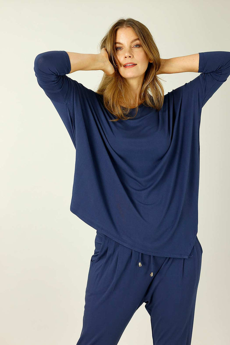 Navy Bamboo Overtop