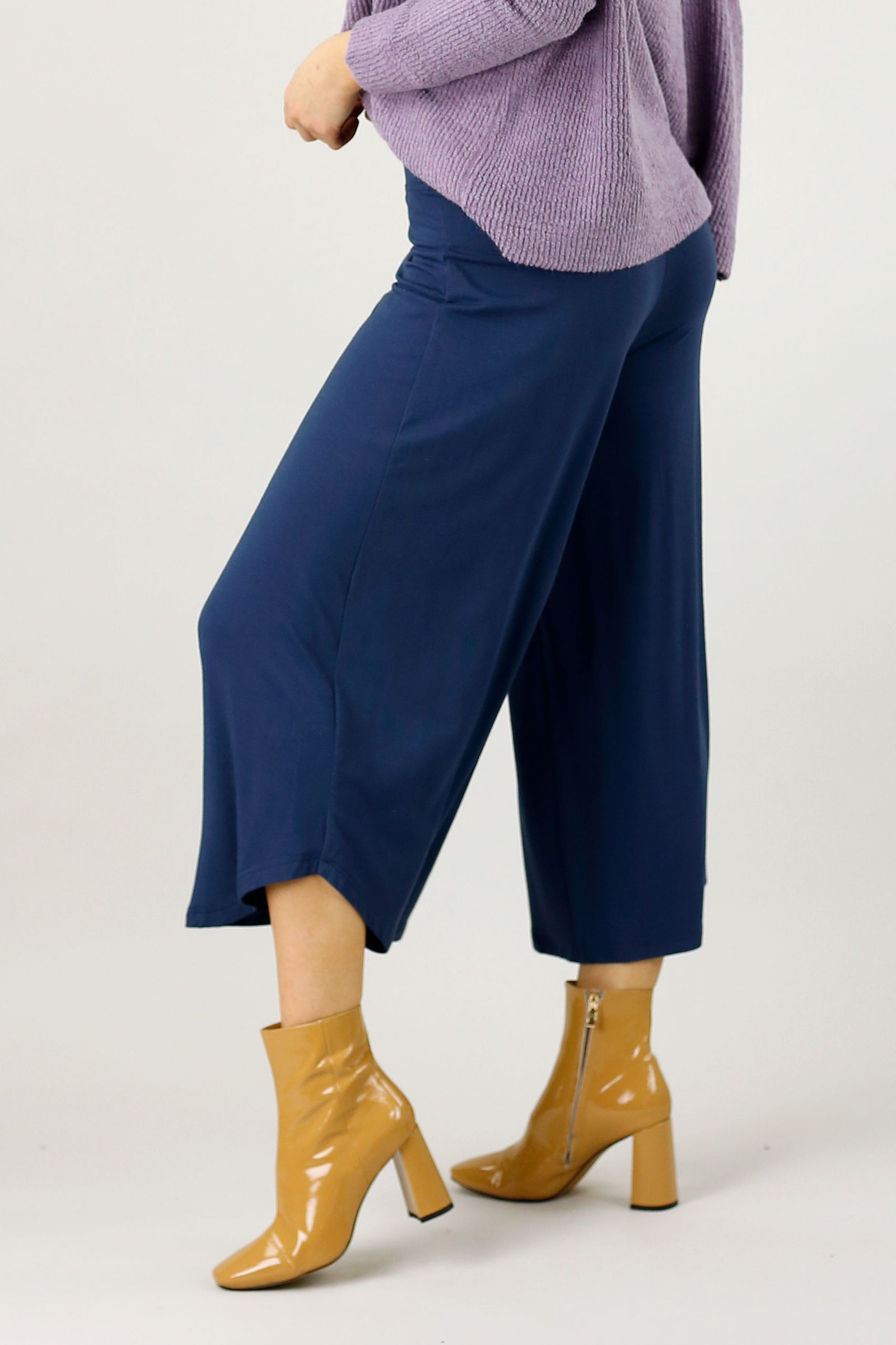 Navy Bamboo Curi Pant - SALE