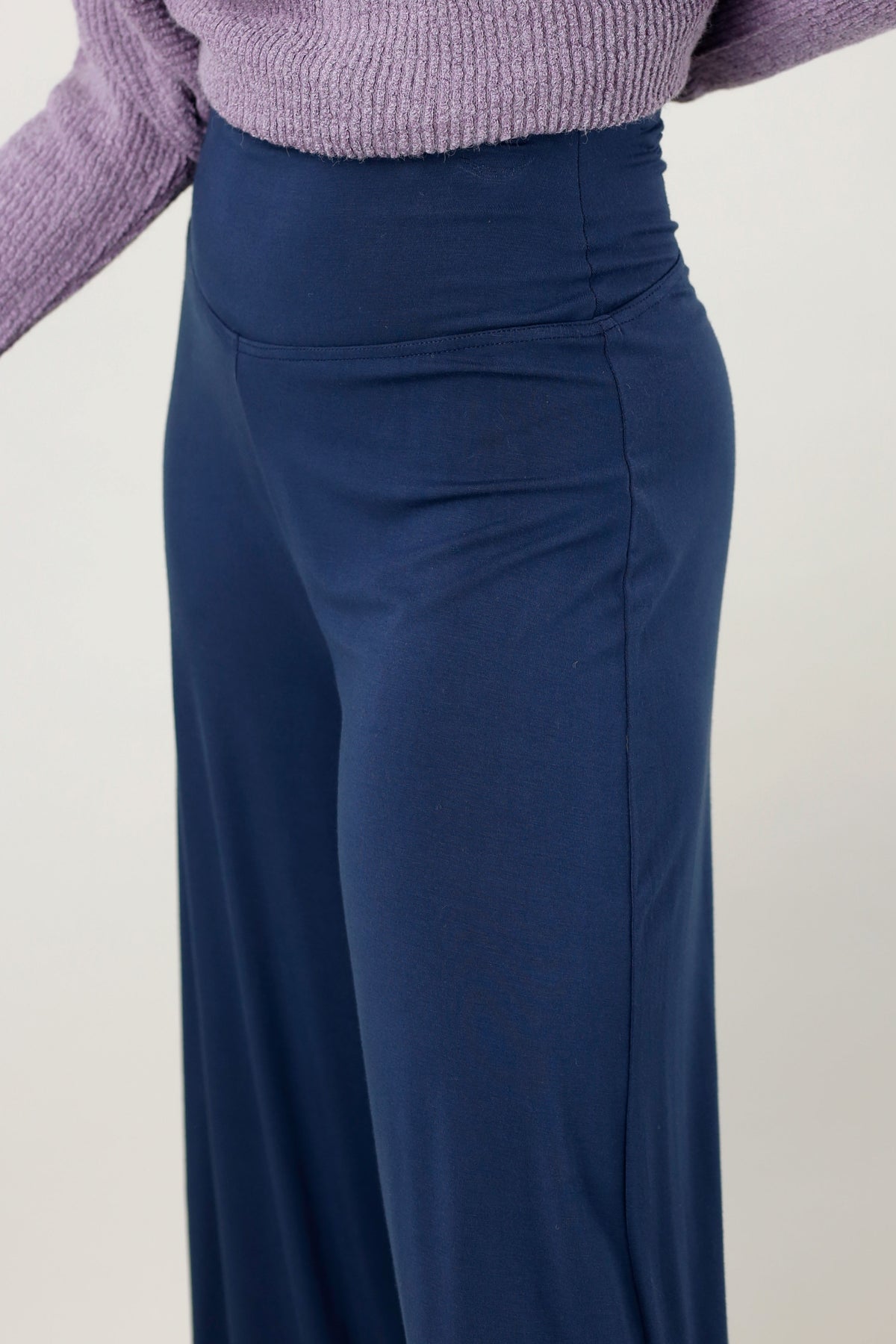 Navy Bamboo Curi Pant - SALE
